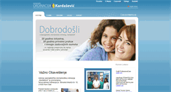 Desktop Screenshot of ordinacijakardasevic.com